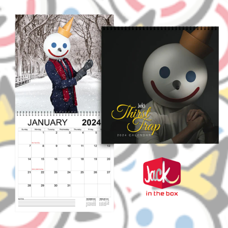Jack In the Box calendar